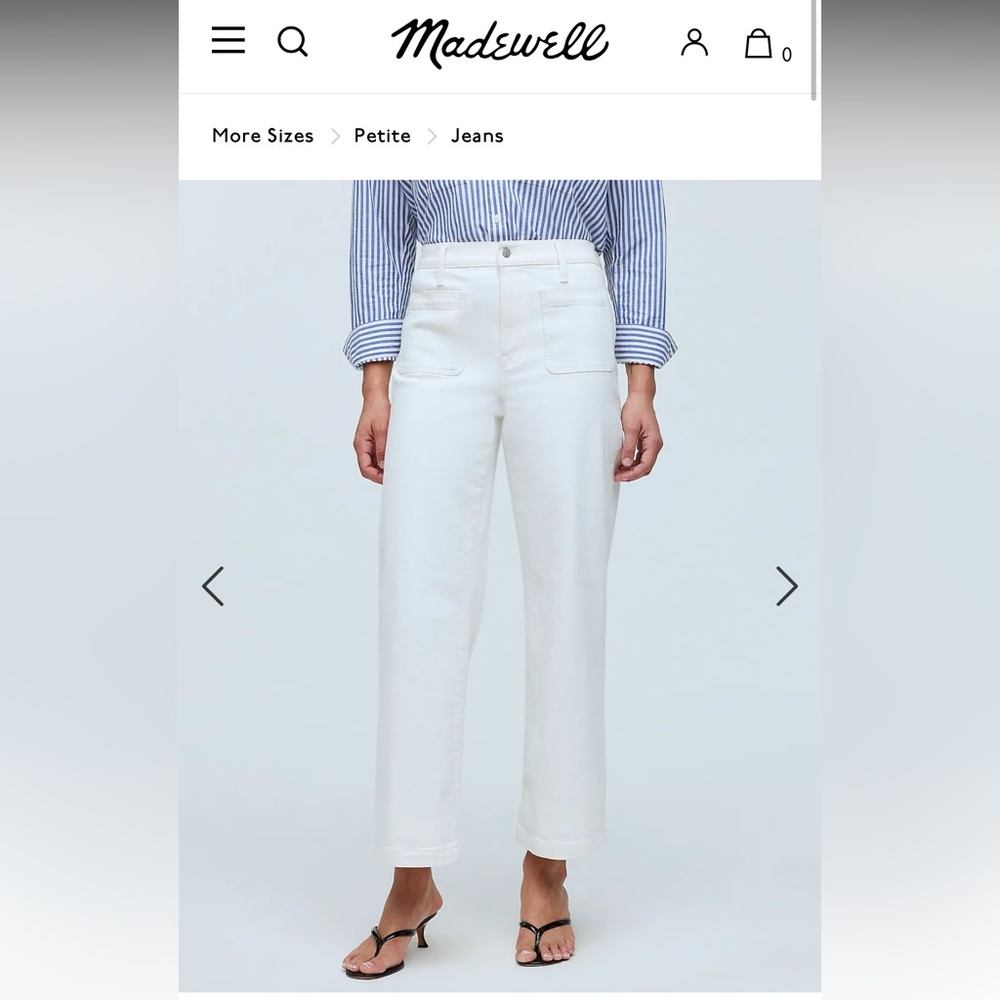 Madewell Perfect Vintage Wide Leg Jean - brand new tags on